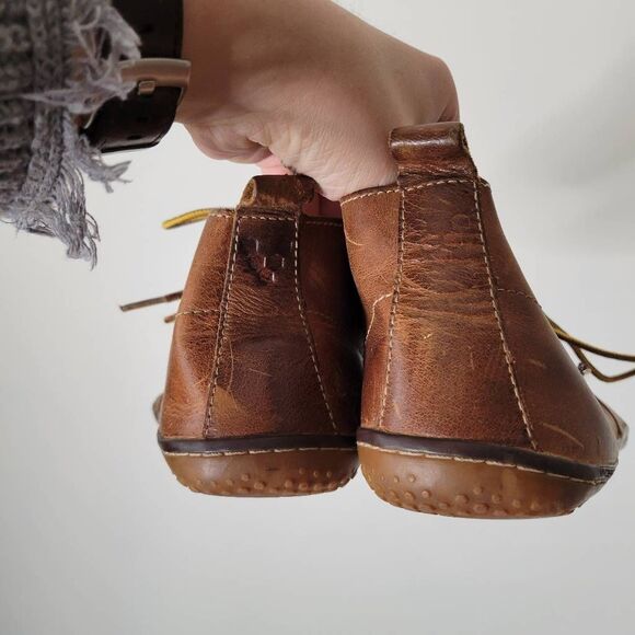 Vivobarefoot Gobi Leather Desert Boots Brown EU 38 / US 7 Minimalist Barefoot Sh - Picture 7 of 13